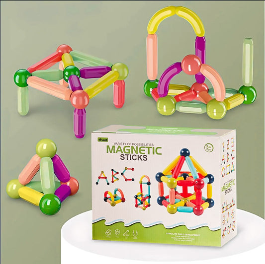 MagnaBuild Creative Magnetic Sticks Construction Set